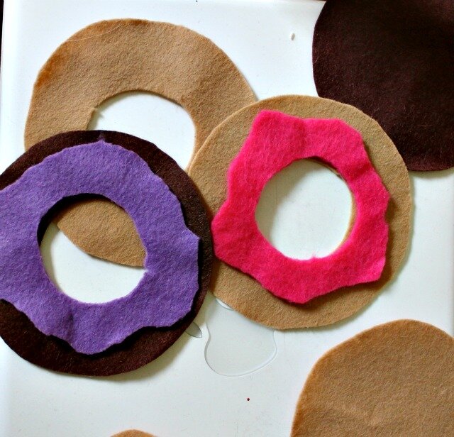 felt donuts