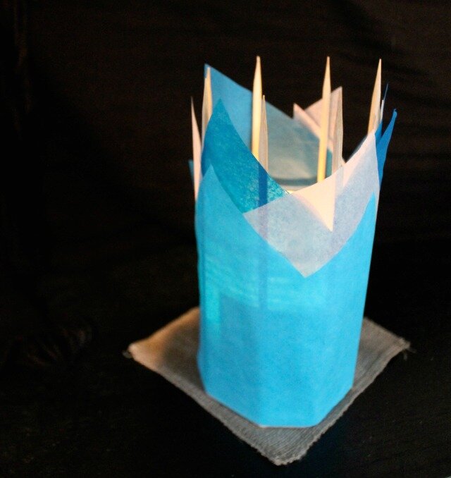 ice palace candle holder