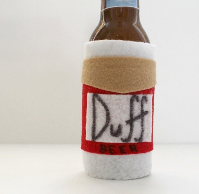 duff beer cozy the simpsons